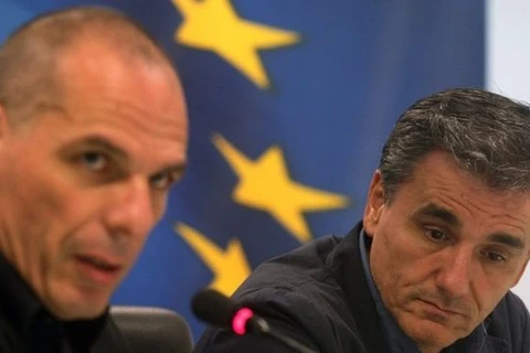 Chuyên gia kinh tế Euclid Tsakalotos (phải) trở thành Bộ trưởng Tài chính mới của Hy Lạp. (Nguồn: EPA)