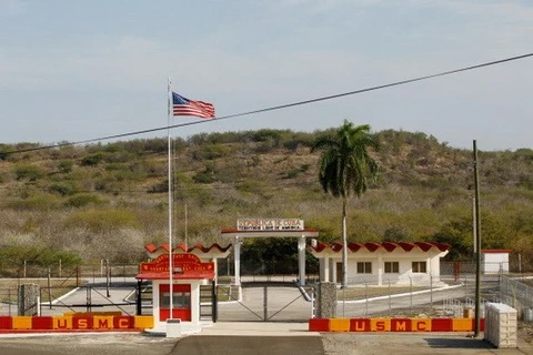 Căn cứ hải quân Mỹ trên Vịnh Guantanamo. (Nguồn: Reuters)