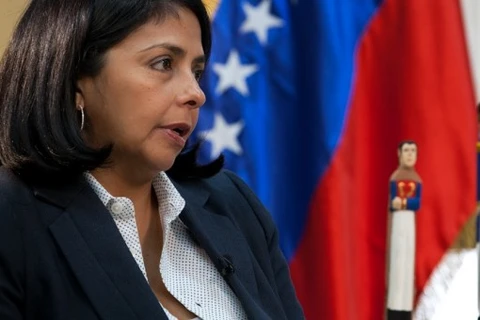 Ngoại trưởng Venezuela Delcy Rodriguez. (Nguồn: acn.com.ve)