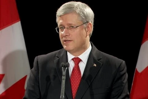 Thủ tướng Canada Stephen Harper. (Ảnh: AFP)