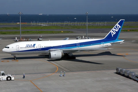 Máy bay Boeing 777 của hãng hàng không Nhật Bản All Nippon Airways. (Nguồn: airplane-pictures.net)