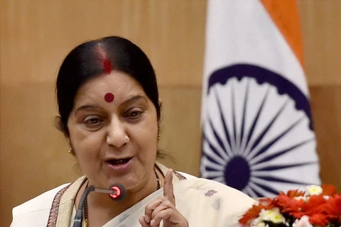 Ngoại trưởng Ấn Độ Sushma Swaraj. (Nguồn: lokchetna.in)