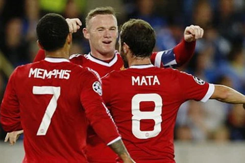 Rooney vui mừng khi giải được cơn khát bàn thắng. (Nguồn: Getty)