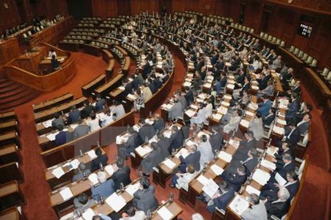 Một cuộc họp của Thượng viện Nhật Bản. Ảnh minh họa. (Nguồn: Kyodo/TTXVN)