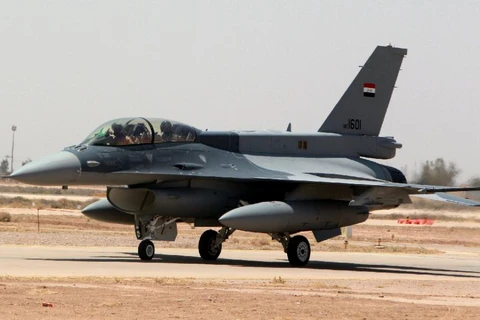 Máy bay chiến đấu F-16 mới của Iraq. (Nguồn: AFP)