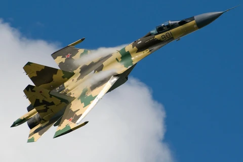 Máy bay chiến đấu đa năng Su-35. (Nguồn: en.wikipedia.org)