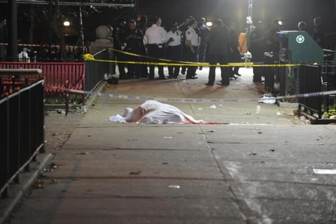 Hiện trường một vụ xả súng ở New York. (Nguồn: nydailynews.com)