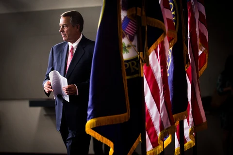 Chủ tịch Hạ viện Mỹ John Boehner. (Nguồn: The New York Times) 