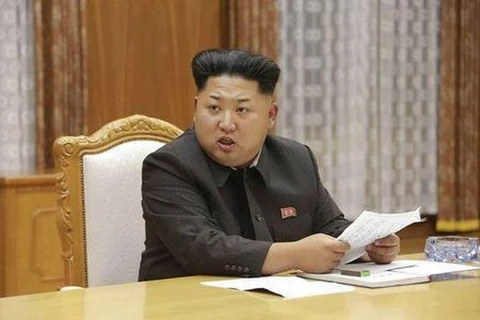 Nhà lãnh đạo Triều Tiên Kim Jong-Un. (Nguồn: Reuters/KCNA)