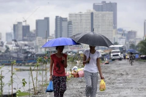 Cơn bão Mujigae ảnh hưởng tới cuộc sống của nhiều người dân ở miền Trung Philippines. Ảnh minh họa. (Nguồn: EPA)