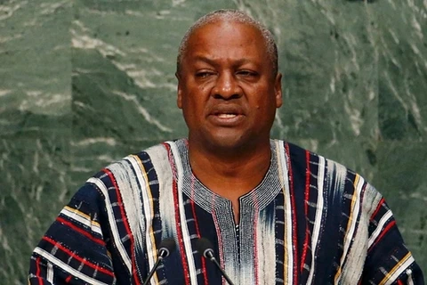 Tổng thống Ghana John Dramani trừng phạt các thẩm phán tòa án tối cao nhận hối lộ. (Nguồn: Reuters)
