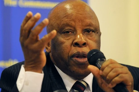 Cựu Tổng thống Botswana kiêm Chủ tịch Uỷ ban Đánh giá và Giám sát chung ​thỏa thuận ​hòa bình Nam Sudan Festus Mogae. (Nguồn: AFP)