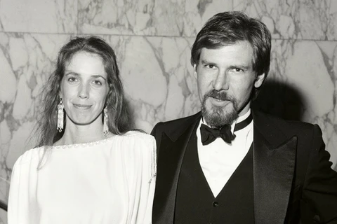 Harrison Ford và người vợ cũ Melissa Mathison. (Nguồn: REX Shutterstock)