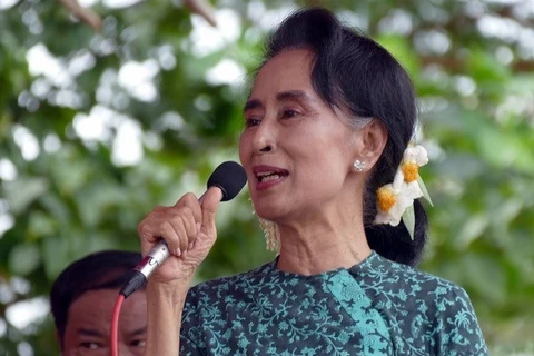 Đảng đối lập NLD của bà Aung San Suu Kyi đang chiếm lợi thế lớn. (Nguồn: AP)
