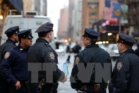 Cảnh sát New York. (Nguồn: THX/TTXVN)