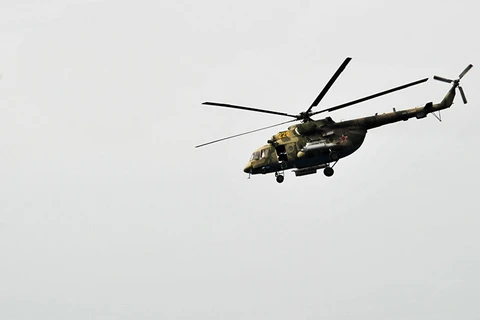 Trực thăng dân sự Mi-8. (Nguồn: sputniknews.com)