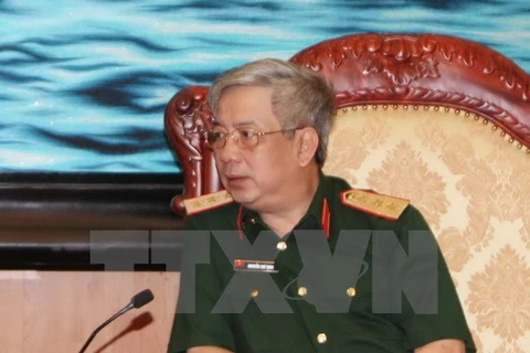 Thượng tướng Nguyễn Chí Vịnh. (Ảnh: Hồng Pha/TTXVN)