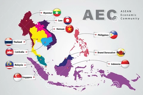 Cộng đồng Kinh tế ASEAN sẽ chính thức được thành lập vào 31/12 tới. (Nguồn: dreamstime.com)