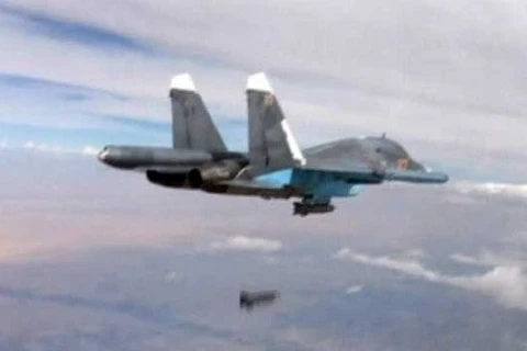 Máy bay Nga không kích ở Syria. (Nguồn: ndtv.com)