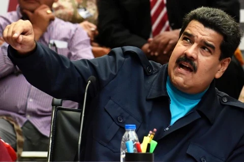 Tổng thống Venezuela Nicolas Maduro. (Nguồn: AFP)