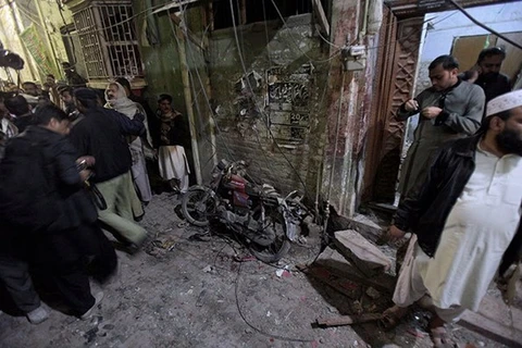 Hiện trường vụ đánh bom ở Pakistan. Ảnh minh họa. (Nguồn: AP)