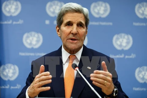 Ngoại trưởng Mỹ John Kerry. (Nguồn: THX/TTXVN)