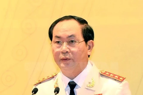 Đại tướng Trần Đại Quang. (Nguồn: TTXVN)