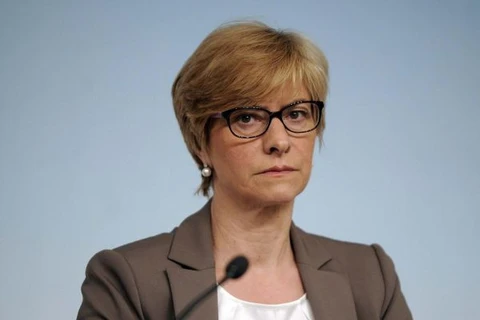 Bộ trưởng Quốc phòng Italy Roberta Pinotti. (Nguồn: lfoglio.it)