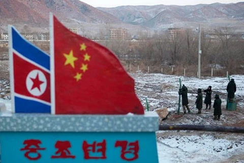 Biên giới Trung-Triều. (Nguồn: chinadigitaltimes.net)