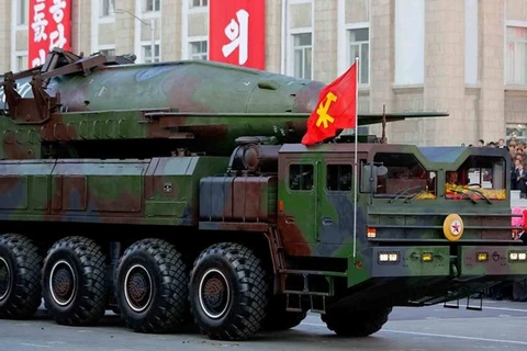 Tên lửa Triều Tiên. (Nguồn: AP)