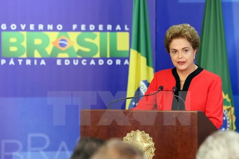 Tổng thống Brazil Dilma Rousseff. (Nguồn: THX/TTXVN)