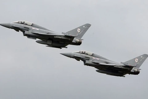 Máy bay chiến đấu Typhoon của Không quân Hoàng gia Anh. (Nguồn: Reuters)