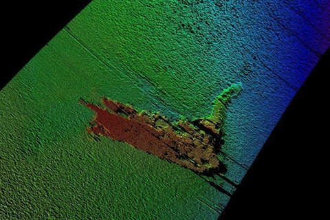Hình ảnh siêu âm về mô hình quái vật hồ Loch Ness. (Nguồn: visitscotland.org)