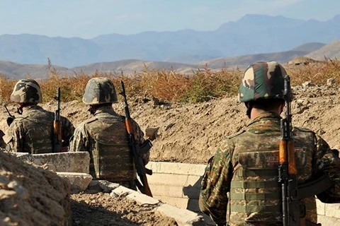 Binh sỹ Armenia ở Nagorny Karabakh. (Nguồn: AFP)