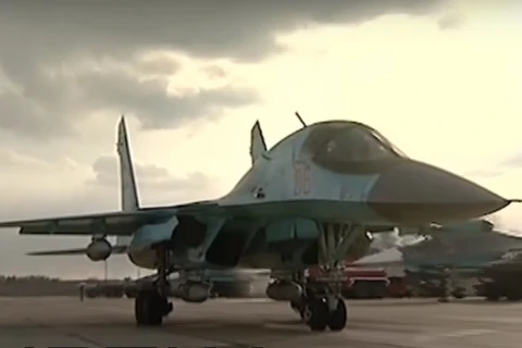 Máy bay chiến đấu Su-34 . (Nguồn: Ruptly)