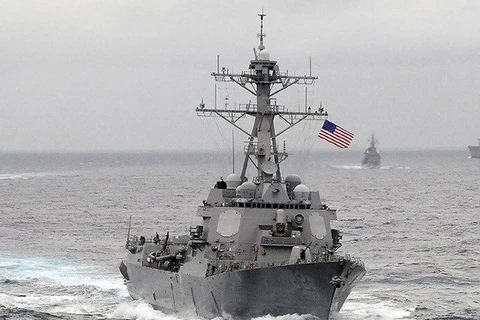 Tàu khu trục của USS Lassen của Mỹ. (Nguồn: Sputniknews)