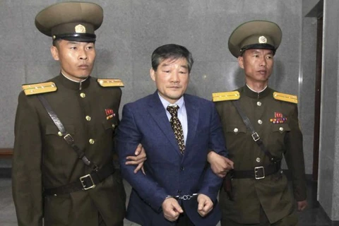 Kim Dong-Chul tại phiên tòa xét xử. (Nguồn: AP)