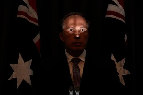 Bức ảnh khiến ông Peter Dutton gặp nhiều rắc rối. (Nguồn: Twitter)