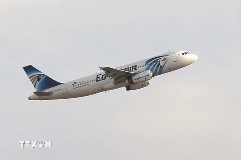 Máy bay của Hãng EgyptAir cất cánh tại sân bay Cairo ngày 31/1/2011. (Nguồn: THX/TTXVN)