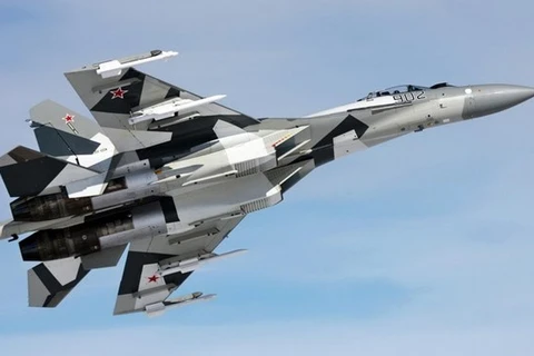 Máy bay tiêm kích Su-35 của Nga. (Nguồn: avioners.net)