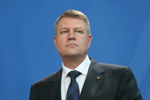 Tổng thống Romania Klaus Iohannis. (Nguồn: Getty)