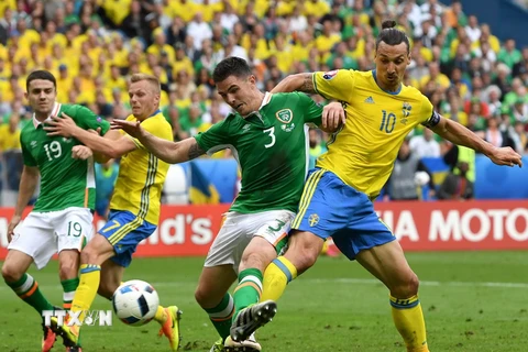 Một mình Ibrahimovic không thể giúp Thụy Điển làm nên chuyện lớn. (Nguồn: EPA/TTXVN)