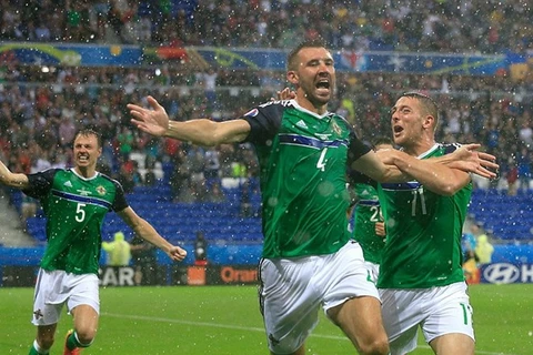 Bắc Ireland có chiến thắng lịch sử ở EURO. (Nguồn: AFP/Getty Images)