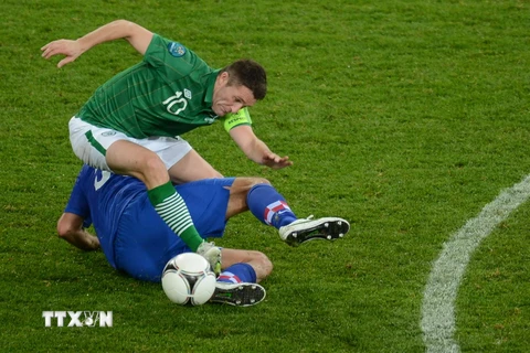 Robbie Keane liệu có giúp Cộng hòa Ireland làm nên chuyện lớn? (Nguồn: AFP/TTXVN)