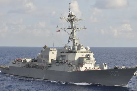 Tàu khu trục USS Gravely của Mỹ. (Nguồn: Reuters)