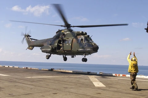 Máy bay trực thăng Super Puma của Singapore. (Nguồn: wikimedia.org)
