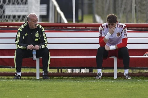 Mối quan hệ giữa Vicente del Bosque và Casillas đang khá căng thẳng. (Nguồn: AFP)