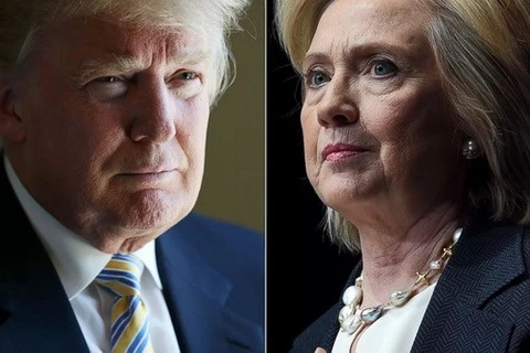 Hai ứng cử viên hàng đầu trong cuộc chạy đua vào Nhà Trắng Hillary Clinton và Donald Trump. (Nguồn: ABC)