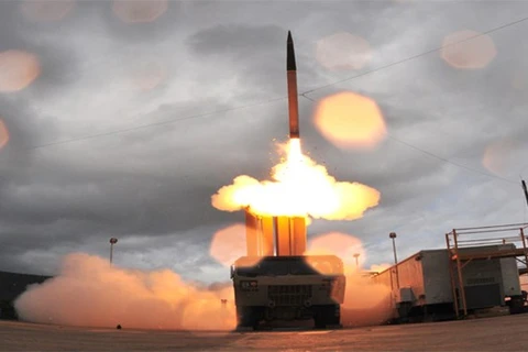 Một vụ phóng tên lửa của hệ thống THAAD. (Nguồn: AFP)