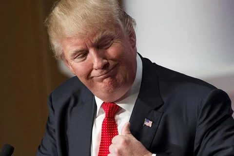 Donald Trump gây ấn tượng với mái tóc bồng bềnh. (Nguồn: nationalnewswatch.com)